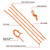 Allen Reflective Flagging Cord Reflective view 2