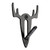 Allen Steel Trophy Wall Hook 1/8" Thick Black