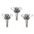 Allen Titan Ninja Small Game Target Point 3 Pack Black 147