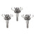 Allen Titan Ninja Small Game Target Point 3 Pack Black 147