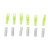 Allen Titan Carbon Arrow Nocks & Inserts 6 Pack Green view 2