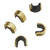 Allen Titan Brass Arrow Nock Set 5 Pack Brass view 2