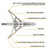 Allen Stryke Vapor Rear Deploying 2 Blade Broadhead 3 Pack Stainless Steel view 2