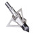 Allen Velox CX Ballistic SS Crossbow Broadhead 3 Pack Stainless Steel view 2
