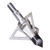 Allen Velox CX Ballistic SS Crossbow Broadhead 3 Pack Stainless Steel