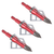 Allen Velox Photon 3-Blade Broadheads 3 Pack Red view 2