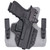 Rounded 1911 3.5/4.25/5 Foam Hybrid Holster Black