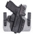 Rounded 1911 3.5/4.25/5 Foam Hybrid Holster Carbon Fiber