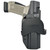 Rounded Canik TP9SFX OWB Kydex Paddle Holster Black