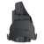 Rounded Canik TP9 Elite Sub-Compact OWB Paddle Holster Black view 2