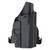 Rounded Canik TP9 Elite Sub-Compact OWB Paddle Holster Black view 2