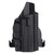 Rounded Canik TP9 Elite Sub-Compact OWB Paddle Holster Carbon Fiber view 2