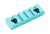 Timber Creek 5 Slot Picatinny Rail M-LOK Robins Egg Blue
