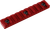 Timber Creek 9 Slot Picatinny Rail M-LOK Red