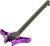 Timber Creek AR-10 Ambidexterous Charging Handle Purple view 2