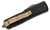 Microtech UTX-85 Drop Point Blade Black 3" OTF view 4