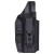 Rounded Glock 19 IWB Optics Ready Kydex Holster Carbon Fiber view 2