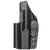 Rounded Sig Sauer P365 XL IWB Optics Ready Kydex Paddle Holster Carbon Fiber view 2