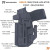 Rounded Druid IWB/OWB Kydex Holster Carbon Fiber RG-DRUID-SFHELLCAT-CF-AMBI