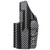 Rounded Springfield Hellcat IWB Optics Ready Kydex Holster Carbon Fiber view 3