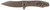 Kershaw Boilermaker Drop Point Brown Stonewashed 3.4" Folding