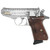 Walther PPK/S Meister Gold Ribbon 380 ACP 3.3" Stainless Steel