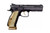 CZ Shadow 2 Gold Digger 9mm 4.89" Black & Gold 91240