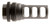 SilencerCo ASR 458 Cal Muzzle Brake Black