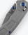 Benchmade Mini Narrows Folding 2.98" Reverse Drop Point Gray 743