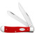 Case SparXX Trapper 3.25"/3.27" Clip/Spey Folding Knives Red