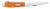 Case Peach Seed Mini Trapper 2.7"/2.75" Clip/Spey Folding Knives Persimmon Orange view 3