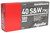 Aguila Target & Range Handgun 40 S&W 180 gr Full Metal Jacket