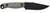 Half Face Blades Cavner Jr Fixed Steel Armory Black 3.5"