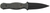 Half Face Blades Trident Dagger Fixed Steel Armory Black 3"