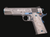 Custom & Collectable Firearms 1911 Springfield Texas BBQ .45 ACP 5" Stainless view 2