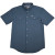 Ferrell Core Short Sleeve Small Snap Shirt Blue
