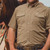 Ferrell Core Short Sleeve Large Snap Shirt Khaki view 5