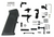 One Horse AR-15 Complete Lower Parts Kit Black OH-LPK01