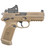 FNX-45 Tactical .45 ACP Manual Safety DA/SA (2) 10+1 4.5" Trijicon Night Sights Vortex Viper FDE