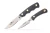 Knives of Alaska Alpha Wolf / Cub Bear Combo 3" Drop Point Fixed Blade Black 00372FG