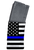 Mission First Tactical Extreme Duty 223 Rem/5.56 NATO 30 Round AR-15 M4 Blue Line American Flag Magazine EXDPM556AMB1