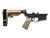 Aero Precision AR15 Pistol Complete Lower Receiver w/ MOE Grip & SBA3 Brace Anodized/FDE