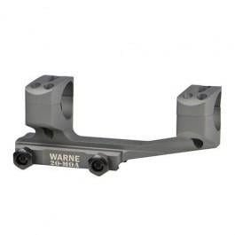 Warne X-SKEL Gen 2 Extended Cantilever Mount 34mm For MSR w/ Picatinny Rail - 1.43" Gray