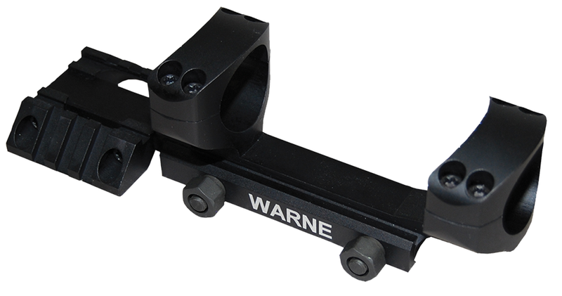 Warne R.A.M.P. Scope Cantilever Mount For MSR AR10/AR15 30mm Tube Ultra High Rings Black