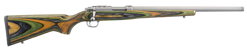 Ruger 77 22 Hornet Stainless/Green Mountain