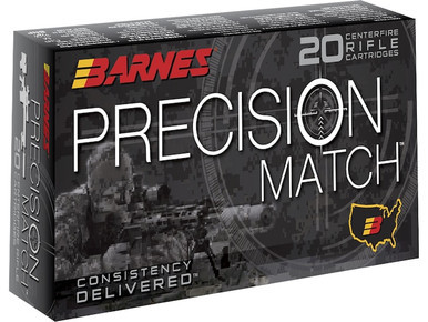 Barnes Precision Match 5.56 NATO 69 Grain Open Tip Match Boat Tip
