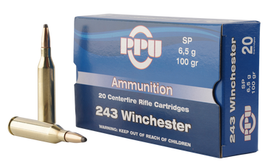 PPU Standard Rifle 243 Win 100 Grain Soft Point
