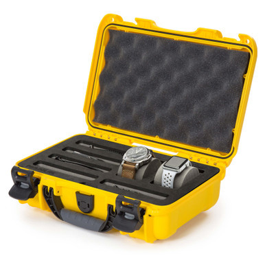 Nanuk 909 2 Watch 5 Knives Case Yellow