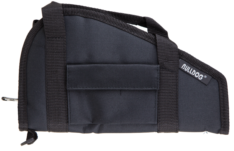 Bulldog Pistol Rug with Pocket & Handles Small Black