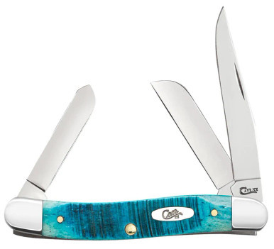 Case Medium Stockman Caribbean Bone Blue